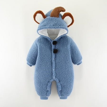TMOYZQ Baby Boys Girls One-Piece Plush Hooded Jumpsuit Autumn Winter Warm Romper Outfits Bear Ear Infant Snaps Fleece Bodysuit Playsuit Newborn Clothes
TMOYZQ Baby Boys Girls One-Piece Plush Hooded Jumpsuit Autumn Winter Warm Romper Outfits Bear Ear Infant Snaps Fleece Bodysuit Playsuit Newborn Clothes