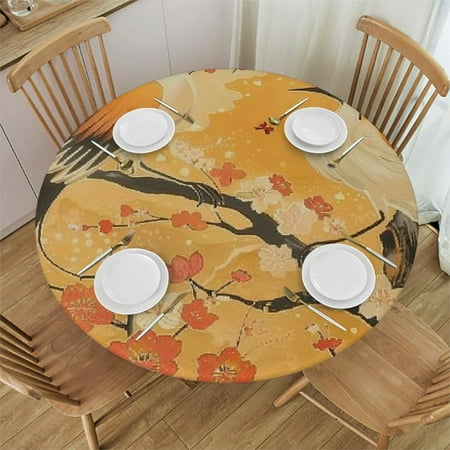Autua Birds Tree Flowers Round Table Cover Stain Resistant Washable Perfect for Indoor Outdoor Kitchen Dining Wedding Parties with Elastic Edge 100% Polyester Fiber 54 -58
Autua Birds Tree Flowers Round Table Cover Stain Resistant Washable Perfect for Indoor Outdoor Kitchen Dining Wedding Parties with Elastic Edge 100% Polyester Fiber 54 -58