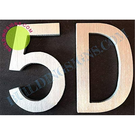 Apartment Number 5D Sign (Brush Silver Double Sided Tape Rust Free 2.75 inch)-ÉLÉGANTE NUMÉRO DE Porte BROSSE Artiste (ref-2201)
Apartment Number 5D Sign (Brush Silver Double Sided Tape Rust Free 2.75 inch)-ÉLÉGANTE NUMÉRO DE Porte BROSSE Artiste (ref-2201)