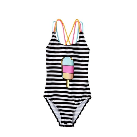 Toddler Kids Baby Girl Striped One-piece Swimsuit Girls Ice Cream Print Ruffle Lace Sleeveless Backless Swimwear for Summer
Toddler Kids Baby Girl Striped One-piece Swimsuit Girls Ice Cream Print Ruffle Lace Sleeveless Backless Swimwear for Summer