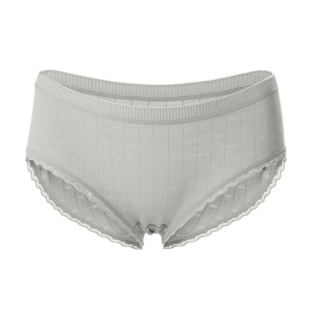 XINSHIDE Women Lingerie Sexy Thin Briefs In Solid Color With Lace Mid-Waist Underwear 5Pc Underclothes
XINSHIDE Women Lingerie Sexy Thin Briefs In Solid Color With Lace Mid-Waist Underwear 5Pc Underclothes