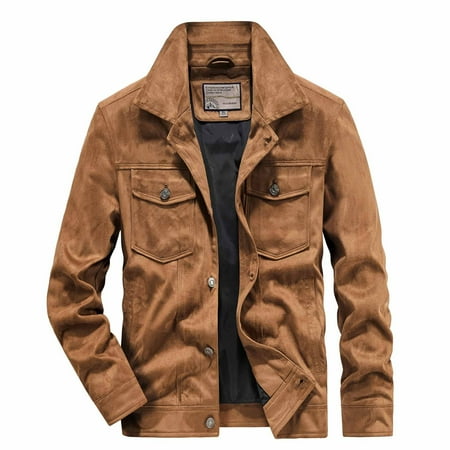 Men s Vintage Faux Suede Jacket Coat Fashion Casual Lapel Button Down Long Sleeve Coats Winter Thickened with Pockets
Men s Vintage Faux Suede Jacket Coat Fashion Casual Lapel Button Down Long Sleeve Coats Winter Thickened with Pockets