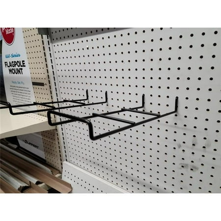 Great Northern Instore 9073733 Instore Wire Hook - Black - Pack of 2