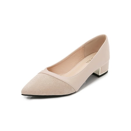Rotosw Ladies Pumps Mid Heel Heels Slip On Dress Shoes Comfort Pointed Toe Office Shoe Wedding Fashion Beige 6
Rotosw Ladies Pumps Mid Heel Heels Slip On Dress Shoes Comfort Pointed Toe Office Shoe Wedding Fashion Beige 6