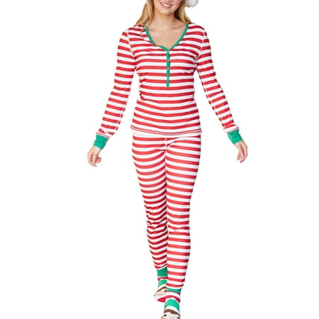 Doublju Women s Long Sleeve Striped Pajama Sleepwear 2 pcs Set (Plus Size Available)
Doublju Women s Long Sleeve Striped Pajama Sleepwear 2 pcs Set (Plus Size Available)