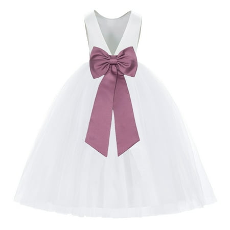 Ekidsbridal White V-Back Satin Special Occasion Dresses for Toddler Girls Junior Pageant Mini Bridal Gown 219T M
Ekidsbridal White V-Back Satin Special Occasion Dresses for Toddler Girls Junior Pageant Mini Bridal Gown 219T M