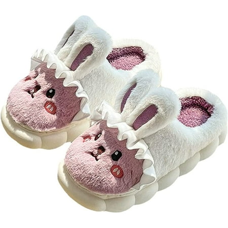 PIKADINGNIS Cute Rabbit Fluffy House Slippers for Women Girls Warm Soft Heel Cover Kawaii House Shoes Indoor Outdoor
PIKADINGNIS Cute Rabbit Fluffy House Slippers for Women Girls Warm Soft Heel Cover Kawaii House Shoes Indoor Outdoor