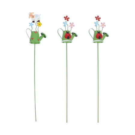 3pcs Metal Kettle Cake Inserts Flower Pot Insert Stick Decors (Random Style)
3pcs Metal Kettle Cake Inserts Flower Pot Insert Stick Decors (Random Style)