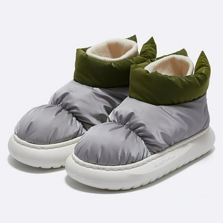 CoCopeaunt Slippers Boots Waterproof Down Cloth Upper Plush Warm Household Non-slip Home Cotton Women Slippers Couple Cotton Shoes Leisure
CoCopeaunt Slippers Boots Waterproof Down Cloth Upper Plush Warm Household Non-slip Home Cotton Women Slippers Couple Cotton Shoes Leisure