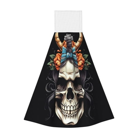 Ocsxa Bow Flower Skull for Hand Towels Hand Wipes with Velcro Soft and Fast Absorbent Hanging Towels Reusable Cleaning Cloth for Kitchen/Bathroom/Laundryroom 14x18In
Ocsxa Bow Flower Skull for Hand Towels Hand Wipes with Velcro Soft and Fast Absorbent Hanging Towels Reusable Cleaning Cloth for Kitchen/Bathroom/Laundryroom 14x18In
