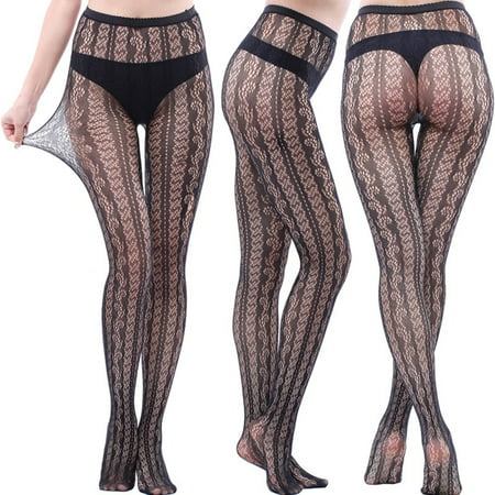 EUHDSSDE Women s Long Tube Suspender Socks Temptation Panties Silk Stockings