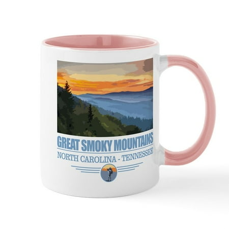 CafePress - Great Smoky Mountains - 11 oz Ceramic Mug - Novelty Coffee Tea Cup