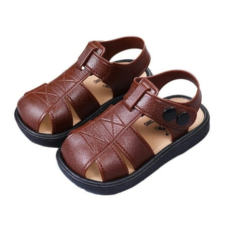 Hunpta Kids Sandals Children Kids Shoes Boys Girls Closed Toe Summer Beach Sandals Shoes Sneakers