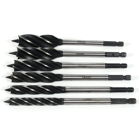 High Carbon Steel 4 Cutters Wood Fast Cut Auger Drill Bit Carpenter Tool 165mm
High Carbon Steel 4 Cutters Wood Fast Cut Auger Drill Bit Carpenter Tool 165mm