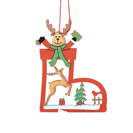 dianhelloya Cartoon Wood Hanging Pendant Santa Claus Snowman Elk Bear Shapes Christmas Decor
dianhelloya Cartoon Wood Hanging Pendant Santa Claus Snowman Elk Bear Shapes Christmas Decor