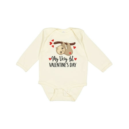 Inktastic My First Valentines Day Baby Sloth Gift Baby Boy or Baby Girl Long Sleeve Bodysuit
Inktastic My First Valentines Day Baby Sloth Gift Baby Boy or Baby Girl Long Sleeve Bodysuit