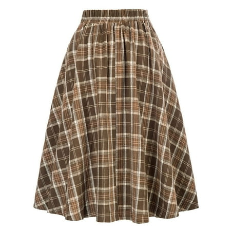 Women’s Plaid Skirt Vintage High Waist Midi Skirts Sexy Pleated Skirted 2022 Trendy A-Line Long Skirt with Buttons
Women’s Plaid Skirt Vintage High Waist Midi Skirts Sexy Pleated Skirted 2022 Trendy A-Line Long Skirt with Buttons
