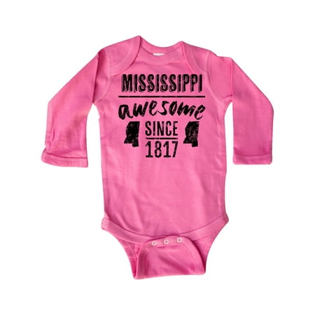 Inktastic Mississippi Awesome Since 1836 Gift Baby Boy or Baby Girl Long Sleeve Bodysuit
Inktastic Mississippi Awesome Since 1836 Gift Baby Boy or Baby Girl Long Sleeve Bodysuit