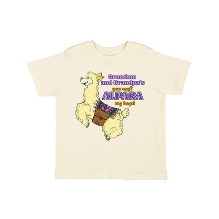 Inktastic Cute Jumping Alpaca-Grandma And Grandpa s You Say ALPACA my bags! Gift Toddler Boy or Toddler Girl T-Shirt
Inktastic Cute Jumping Alpaca-Grandma And Grandpa s You Say ALPACA my bags! Gift Toddler Boy or Toddler Girl T-Shirt