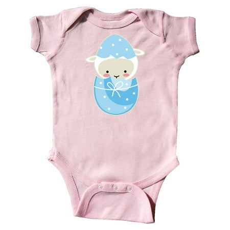 Inktastic Easter Outfits Baby Lamb Gift Baby Boy or Baby Girl Bodysuit