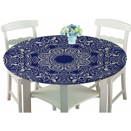 Round Fitted Tablecloth Vinyl Elastic Edge Flannel Backed Table Cover Waterproof Wipeable Table Cover Fits Tables up to 51 Inch
Round Fitted Tablecloth Vinyl Elastic Edge Flannel Backed Table Cover Waterproof Wipeable Table Cover Fits Tables up to 51 Inch