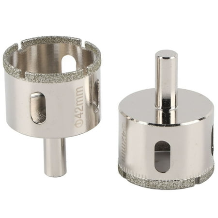 Glass Drill Bit Sand Hole Saw Larger Cut Out Fast Drilling Speed Integral Molding Installation 42mm Diameter 2Pcs For Stone For Floor Tiles
Glass Drill Bit Sand Hole Saw Larger Cut Out Fast Drilling Speed Integral Molding Installation 42mm Diameter 2Pcs For Stone For Floor Tiles