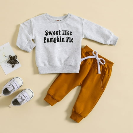 Toddler Boys Outfit Sets Long Sleeve Letter Prints T Shirt Pullover Tops Pants Suits
Toddler Boys Outfit Sets Long Sleeve Letter Prints T Shirt Pullover Tops Pants Suits