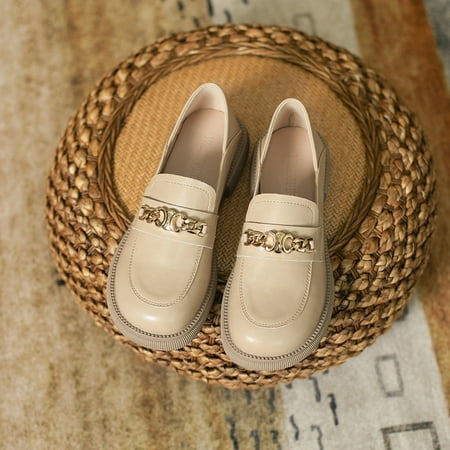 Women‘s Metal Buckle Decor Round Toe Loafers Faux Leather Slip On Shoes Women‘s Footwear
Women‘s Metal Buckle Decor Round Toe Loafers Faux Leather Slip On Shoes Women‘s Footwear