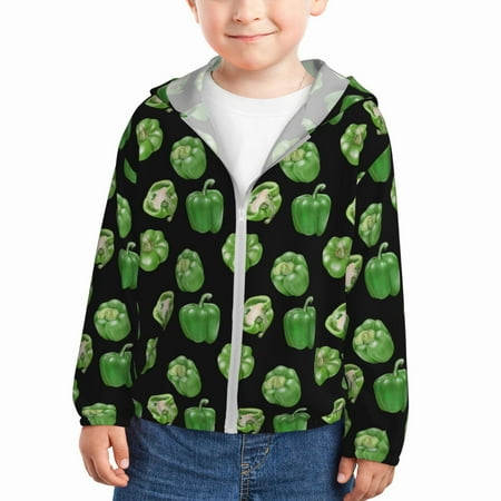 Sun Hoodie for Kids green Bell Pepper Print Long Sleeve Swim Fishing Shirts Sun Protection Zip Up Jacket Clothing Athletic Hoodie
Sun Hoodie for Kids green Bell Pepper Print Long Sleeve Swim Fishing Shirts Sun Protection Zip Up Jacket Clothing Athletic Hoodie