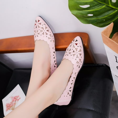 Women PU Leather Flats Fashionable Elegant Casual Hollow Slip On Flat Shoes for Work Dating Party
Women PU Leather Flats Fashionable Elegant Casual Hollow Slip On Flat Shoes for Work Dating Party