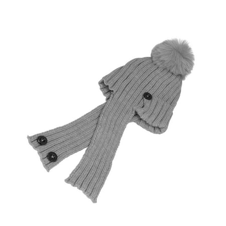Wool Hat Soft Toddler Scarf Double Layer One Piece Head Hat For Baby 0-2 Years Old Grey
Wool Hat Soft Toddler Scarf Double Layer One Piece Head Hat For Baby 0-2 Years Old Grey