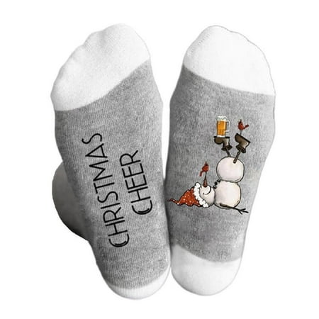 Women Men Christmas Cartoon Snowman Beer Mug Printed Cotton Socks Novelty Gift
Women Men Christmas Cartoon Snowman Beer Mug Printed Cotton Socks Novelty Gift