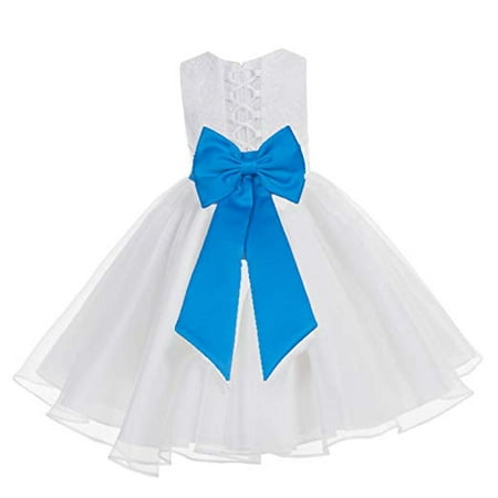 

Ekidsbridal White Lace Organza Flower Girl Dress Toddler Girl Dresses Christening Dresses Evening Gown Girl Lace Dresses Princess Dresses Pageant Gown Communion Dress Baptism Dress Ballroom Gown 186T