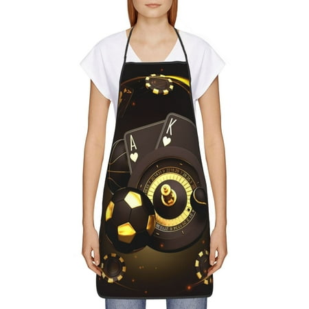 Goofa Bib Apron Unisex Aprons Adjustable Waterdrop Resistant Cooking Kitchen Apron for Chef Casino Card Soccer Pattern Apron Bulk
Goofa Bib Apron Unisex Aprons Adjustable Waterdrop Resistant Cooking Kitchen Apron for Chef Casino Card Soccer Pattern Apron Bulk