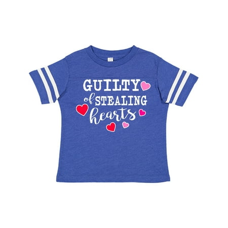 Inktastic Guilty of Stealing Hearts Gift Toddler Boy or Toddler Girl T-Shirt