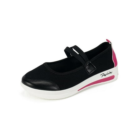 Tenmix Ladies Walking Shoes Platform Casual Shoe Comfort Mary Jane Elastic Band Wedges Womens Round Toe Fashion Pumps Black 9
Tenmix Ladies Walking Shoes Platform Casual Shoe Comfort Mary Jane Elastic Band Wedges Womens Round Toe Fashion Pumps Black 9