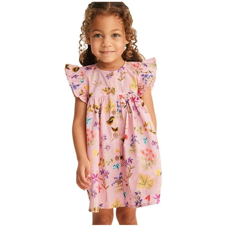Toddler Girls Summer Fashion Flower Printing Fly Sleeve Round Neck Dress Kids Fashion Clothing Clothes for Girls 4-5 Years Old Dress Girls Photo Dress Flower Girl Dress Hot Mystical Dress Girls Long
Toddler Girls Summer Fashion Flower Printing Fly Sleeve Round Neck Dress Kids Fashion Clothing Clothes for Girls 4-5 Years Old Dress Girls Photo Dress Flower Girl Dress Hot Mystical Dress Girls Long