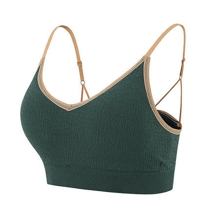qILAKOG Women Sports Bras Compression Medium Impact Bras for Women Yoga Gym Workout Fitness Exercise Women Strappy Everyday Wear Running Sports Underwear One Size
qILAKOG Women Sports Bras Compression Medium Impact Bras for Women Yoga Gym Workout Fitness Exercise Women Strappy Everyday Wear Running Sports Underwear One Size
