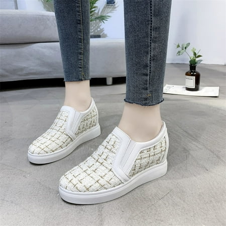 Follure Women Shoes Fashion Flat Bottom Thick Bottom Inner Heightening Single Shoe Slip On Casual Shoes
Follure Women Shoes Fashion Flat Bottom Thick Bottom Inner Heightening Single Shoe Slip On Casual Shoes