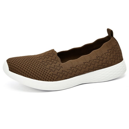 Poemlady Women s Mesh Ballet Casual Flat Walking Slip on Loafer Shoes Brown US6
Poemlady Women s Mesh Ballet Casual Flat Walking Slip on Loafer Shoes Brown US6