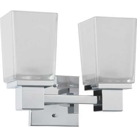 Bathroom Vanity 2 Light With Polished Chrome Finish Metal Medium Base 11 inch 200 Watts
Bathroom Vanity 2 Light With Polished Chrome Finish Metal Medium Base 11 inch 200 Watts