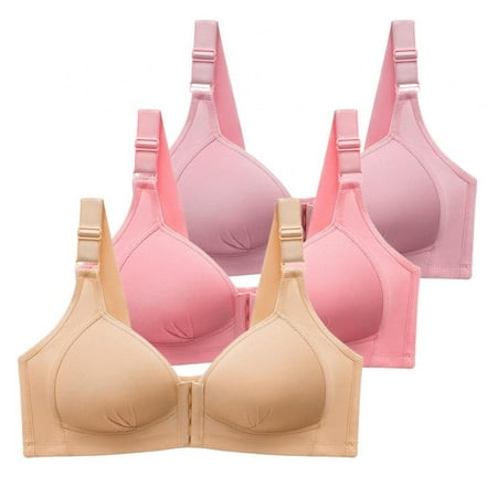 Women Post-Surgical Sports Support Bra Front Closure with Adjustable Straps Wirefree Racerback 3 Pack
Women Post-Surgical Sports Support Bra Front Closure with Adjustable Straps Wirefree Racerback 3 Pack