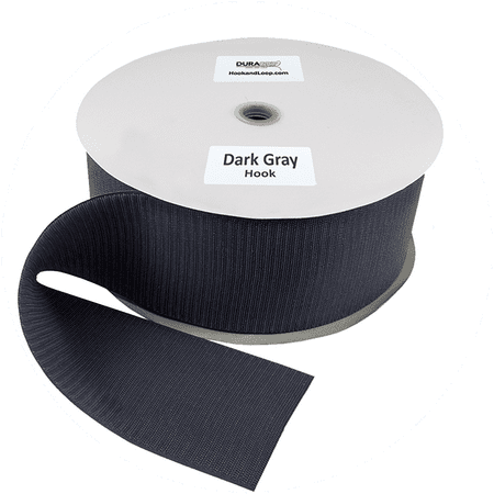 4 - DuraGrip® Brand Sew-On Hook - Dark Gray