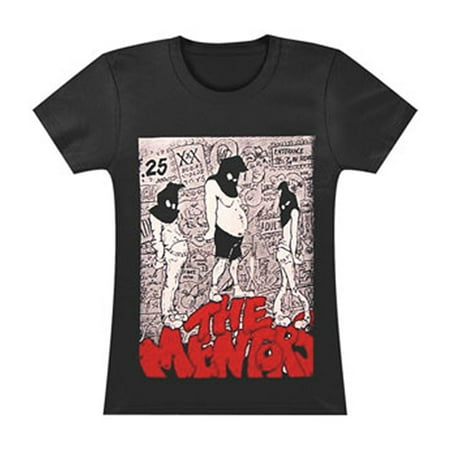 Mentors Comic Girls Jr Tissue Tee Black