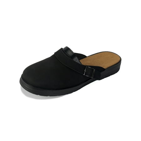 Lacyhop Men Slippers Closed Toe Mules Slip On Clogs Indoor Outdoor Backless Casual Shoes Fashion Strap Buckle Leather Mule Black 9.5
Lacyhop Men Slippers Closed Toe Mules Slip On Clogs Indoor Outdoor Backless Casual Shoes Fashion Strap Buckle Leather Mule Black 9.5