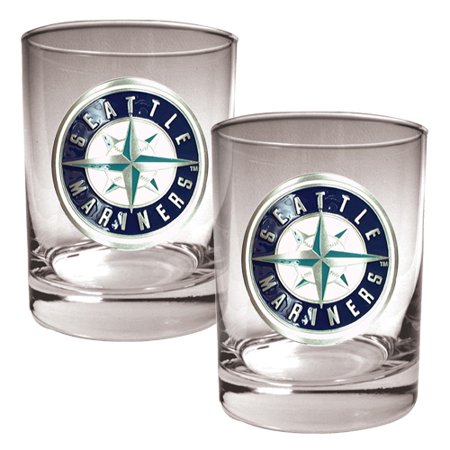 Seattle Mariners 14oz. Rocks Glass Set