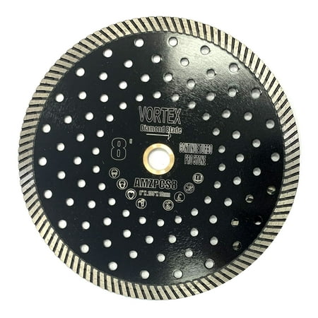 VORTEX DIAMOND VPCS 8 inch Stone Cutting Premium Turbo Continuous Rim