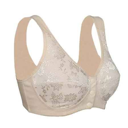 BIZIZA Womens Front Close Bra Floral Push Up Seamless Bralette Wireless Complexion 42
BIZIZA Womens Front Close Bra Floral Push Up Seamless Bralette Wireless Complexion 42