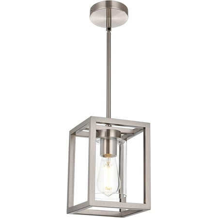 DTLYH One Light Chandeliers Fixture Brushed Nickel Modern Pendant Kitchen Lighting with Clear Glass Shade Dining Room Lighting Fixtures Hanging Contemporary Lamp Semi Flush Mount Ceiling
DTLYH One Light Chandeliers Fixture Brushed Nickel Modern Pendant Kitchen Lighting with Clear Glass Shade Dining Room Lighting Fixtures Hanging Contemporary Lamp Semi Flush Mount Ceiling