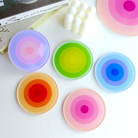 Riguas Round Acrylic Coaster Rich Color Non-Slip Design Heat-resistant Placemat Decorative Ornament Photo Prop
Riguas Round Acrylic Coaster Rich Color Non-Slip Design Heat-resistant Placemat Decorative Ornament Photo Prop